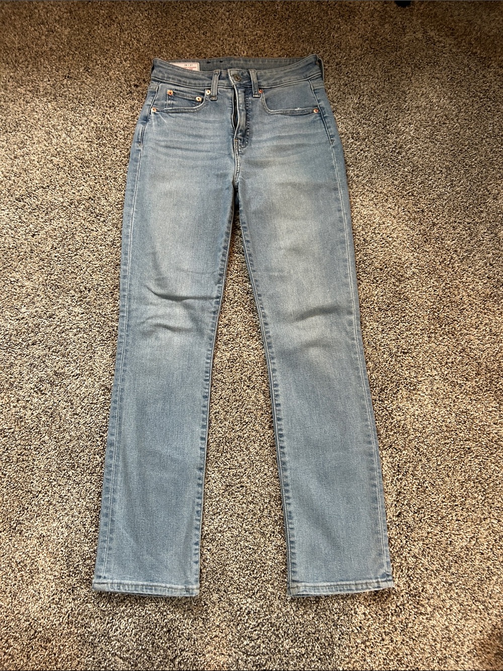 GAP Women's Light Wash Straight Leg Jeans